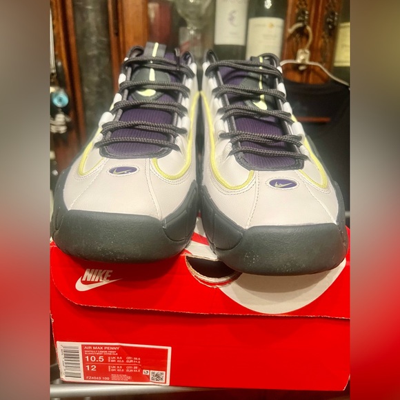 Nike Air Max Penny 2024 White/Lemon Twist Men Women Shoes - Picture 9 of 9